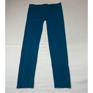 Mascara Teal Blue Seamless Leggings Stretch Activewear Style 4734 Womens S/M